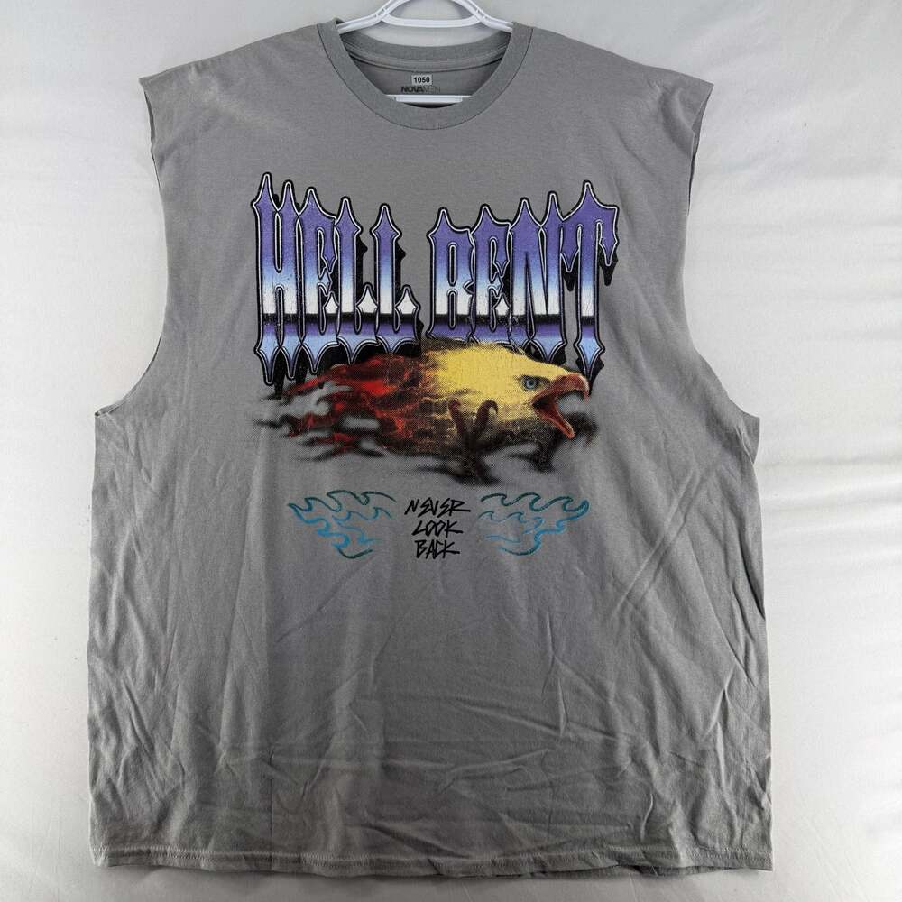 1050 2XL NOVAMEN Hell Bent Eagle Graphic Muscle Tank Top